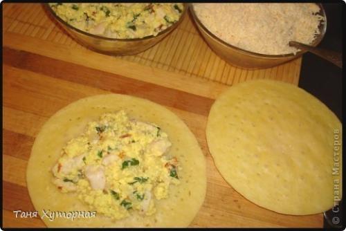 Блинчики с начинкой. 03