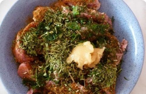 Мясо по-грузински. Ингредиенты для приготовления мяса по-грузински: 03 Мясо по-грузински. Ингредиенты для приготовления мяса по-грузински: 03