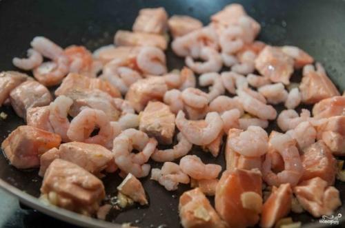 Паста с форелью. 04