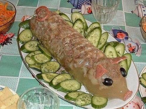 Холодец из бутылки.
