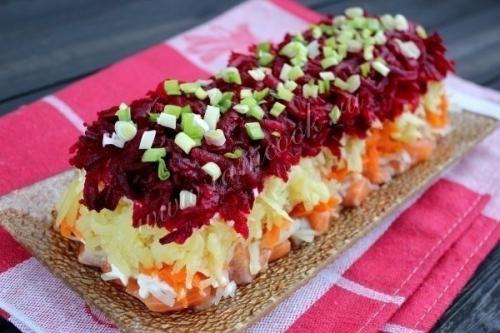 Салат Семга ПОД Шубой.