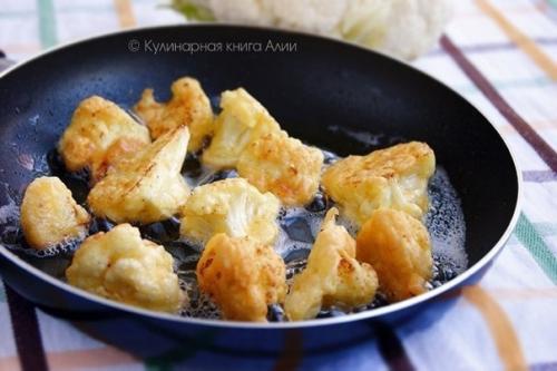 Мы готовим вкуснейшую цветную капусту в кляре. 05