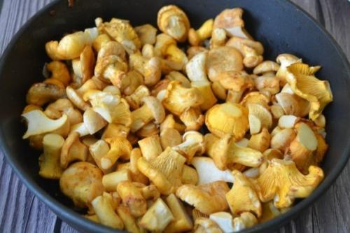 Лисички с картошкой в сметане. 02 Лисички с картошкой в сметане. 02