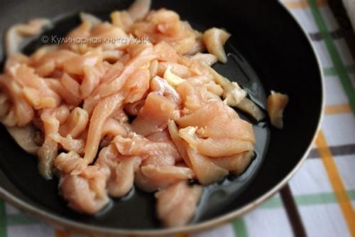 Соте с курицей и грибами (турецкая кухня). 01 Соте с курицей и грибами (турецкая кухня). 01