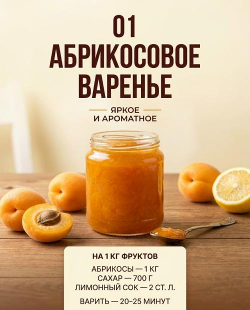 Эти 4 варенья зимой захочется есть прямо ложкой из банки. 01