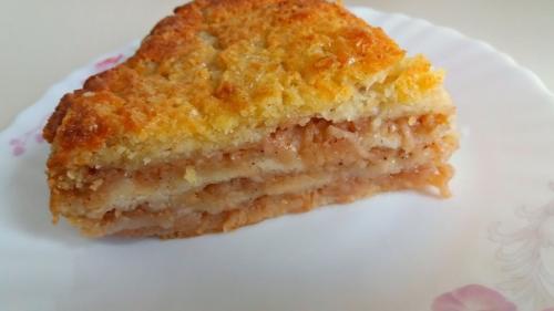 Самый вкусный сыпучий пирог с яблоками. Самый вкусный сыпучий пирог с яблоками.