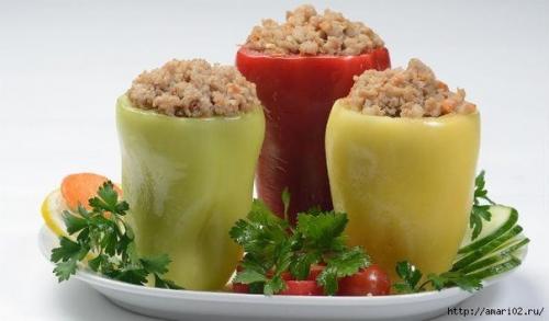 Подборка рецептов фаршированного перца.