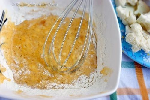 Мы готовим вкуснейшую цветную капусту в кляре. 02