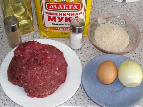 Ёжики из фарша с рисом. 01