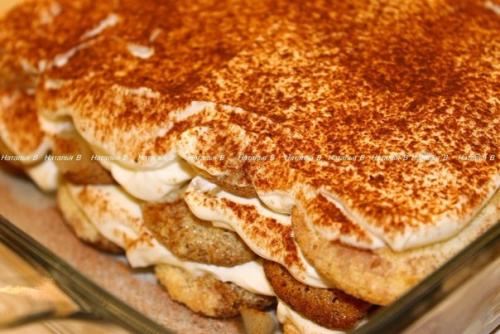 Десерт - торт Тирамиссу с ананасами. 01