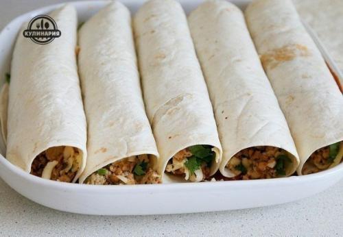 Энчиладас с курицей. 08