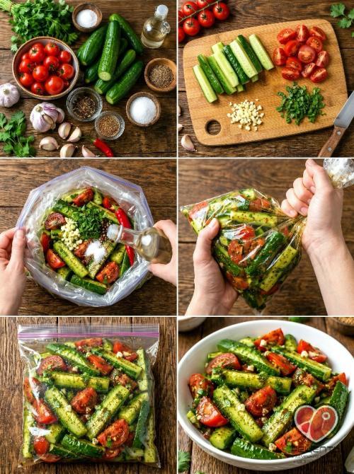 Хрустящие, сочные, с ярким вкусом чеснока, зелени и специй. 01
