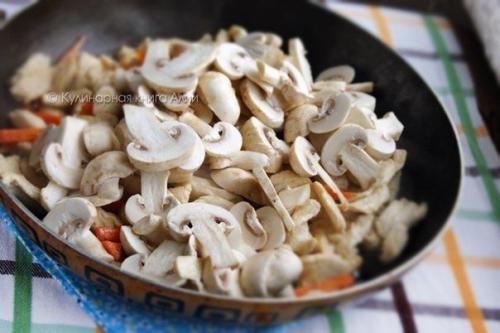 Соте с курицей и грибами (турецкая кухня). 03 Соте с курицей и грибами (турецкая кухня). 03