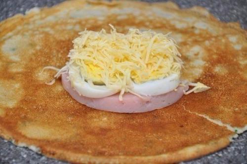 Блинчики с начинкой в панировке. 03 Блинчики с начинкой в панировке. 03