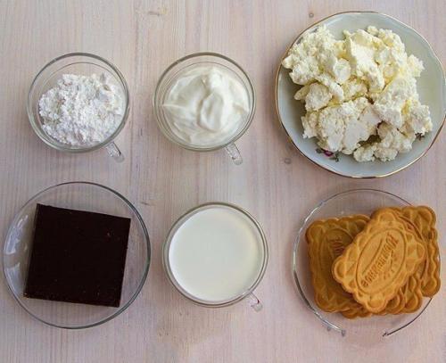 Десерт без выпечки творожный домик. 01 Десерт без выпечки творожный домик. 01