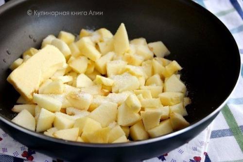 Яблочная галета.  Ингредиенты: 03