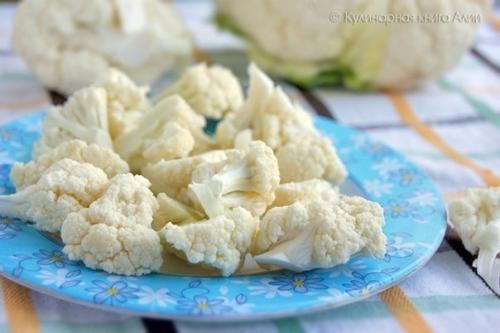 Мы готовим вкуснейшую цветную капусту в кляре. 01