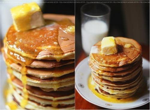 Рецепты панкейков! 

1. ванильные панкейки.

