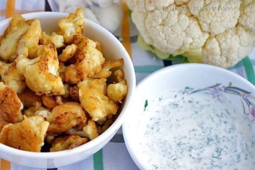 Мы готовим вкуснейшую цветную капусту в кляре.