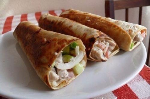 Топ - 5 быстрых закусок в лаваше. 04 Топ - 5 быстрых закусок в лаваше. 04