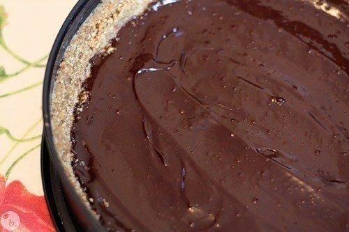 Воздушный творожный торт с шоколадом. 04