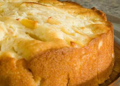 Шарлотка из творога. 01