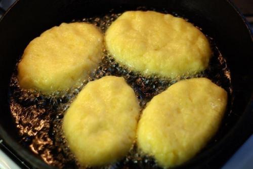 Картофельные котлетки с курицей. 08