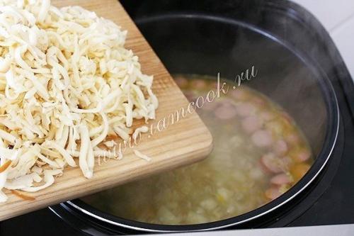 Сырный суп в мультиварке. 07