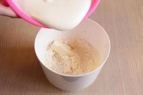 Творожная запеканка.  Ингредиенты: 03