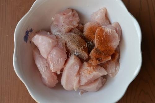 Куриная грудка в сливочном соусе. 04