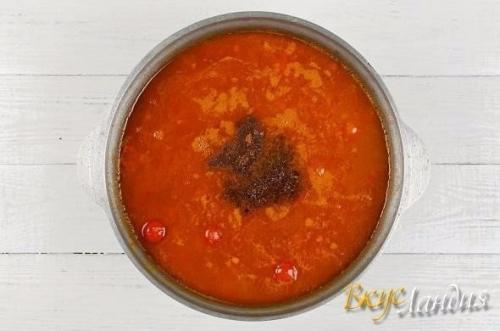 Мексиканский суп чили кон карне. 08