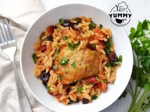 Окорочка запеченные в ДУХОВКЕ с рисом. 09