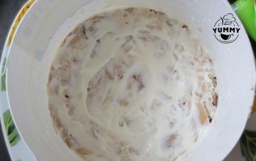 Салат с корейской морковью и грибами. 04