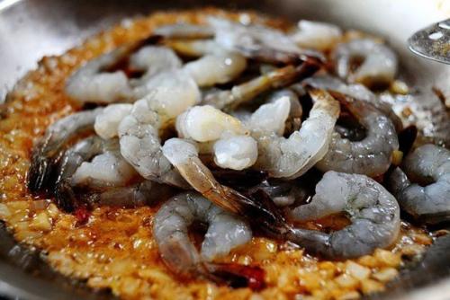 Паста с белым вином и креветками. 01