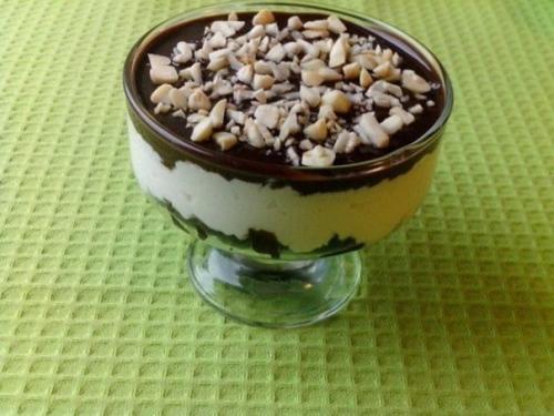 Творожно - шоколадный десерт. 07