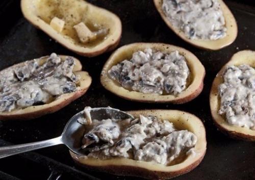 Жульен в картофеле. 03