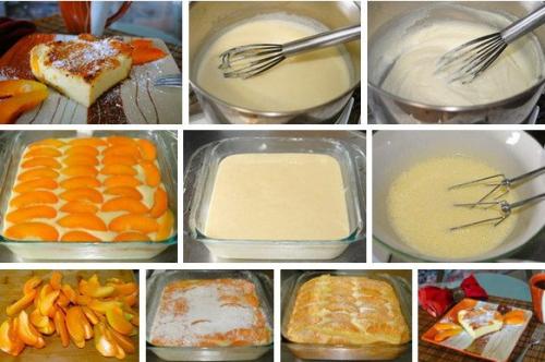 Французская манная запеканка с абрикосами. Французская манная запеканка с абрикосами.