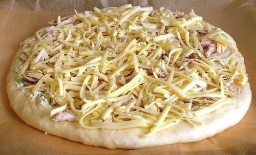 Деревенская пицца.  Ингредиенты: 03