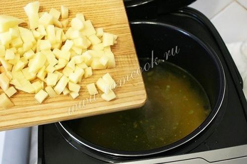 Сырный суп в мультиварке. 05