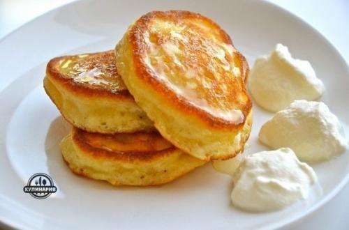 Оладушки.  Ингредиенты:   - Яйцо - 1 шт.