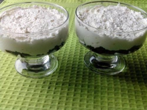 Творожно - шоколадный десерт. 03