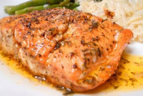 Лосось в маринаде.