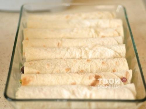 Лаваш с курицей. 07