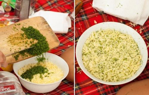 Лаваш с сыром и помидорами на гриле. 02