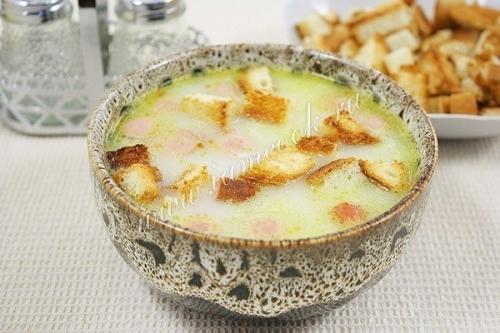 Сырный суп в мультиварке.