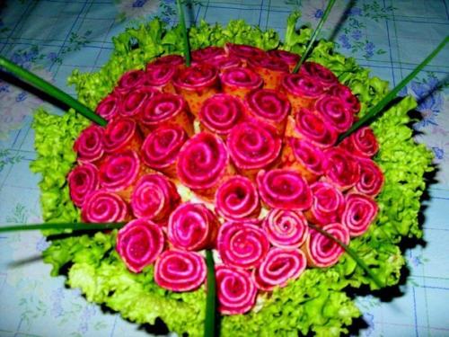 Топ - 10 салатов Цветов? 08