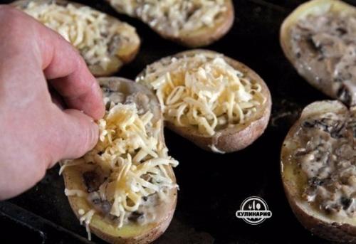 Жульен в картофеле. 04