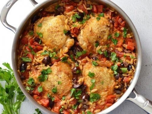 Окорочка запеченные в ДУХОВКЕ с рисом. 08