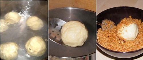 Творожные кнедлики с клубникой. 04