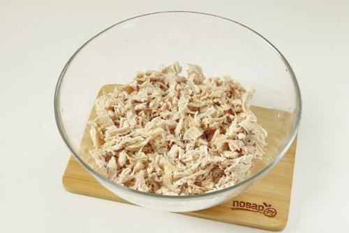 Салат Ананас с курицей и сыром. 02 Салат Ананас с курицей и сыром. 02